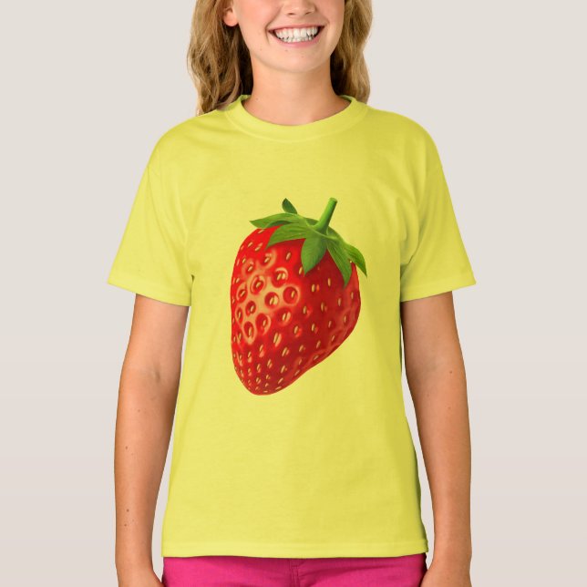 Camiseta Morango, T-Shirt (Frente)