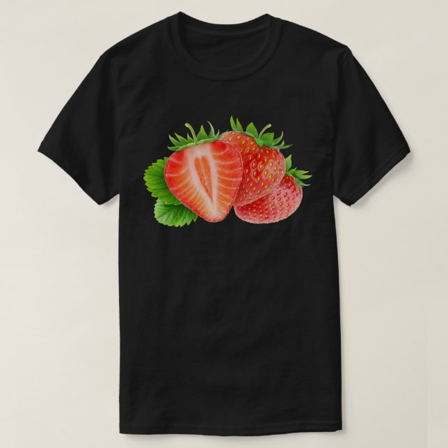 Camiseta Morangos (Frente do Design)
