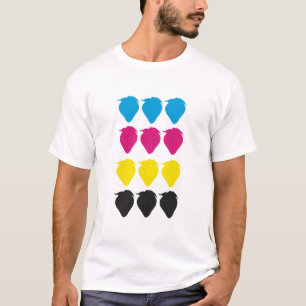 Camiseta Morangos de CMYK