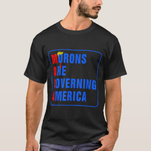 Camiseta Morangos Estão Governando a América Engraçado Trum