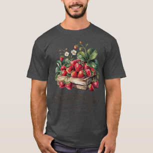 Camiseta Morangos Frescos da Fazenda Produtores de Morango
