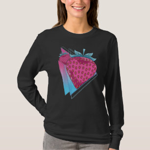 Camiseta Morangos Vaporwave Red Berry Summer Fruta Stra