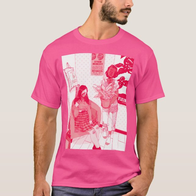Camiseta Morangos Vermelho (Frente)