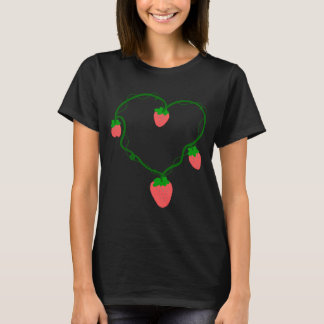 Camiseta Morangueiro com Videira em Coração – Botânica Frut