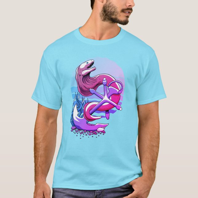 Camiseta Moray Eel e Anchor (Frente)