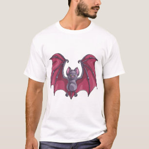 Camiseta Morcego de Halloween