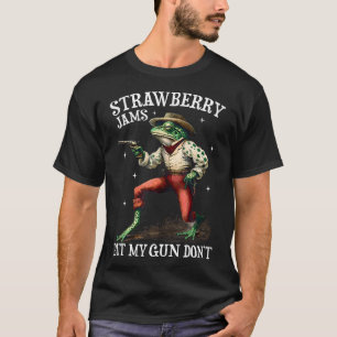 Camiseta Morcego De Morango Mas Minha Arma Não