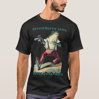 Camiseta Morcego De Morango Mas Minhas Armas Não