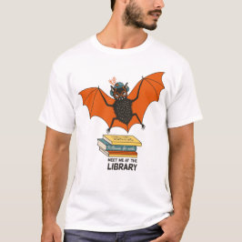 Camiseta Morcego Leitor | Bibliotecário Caprichoso com Livr