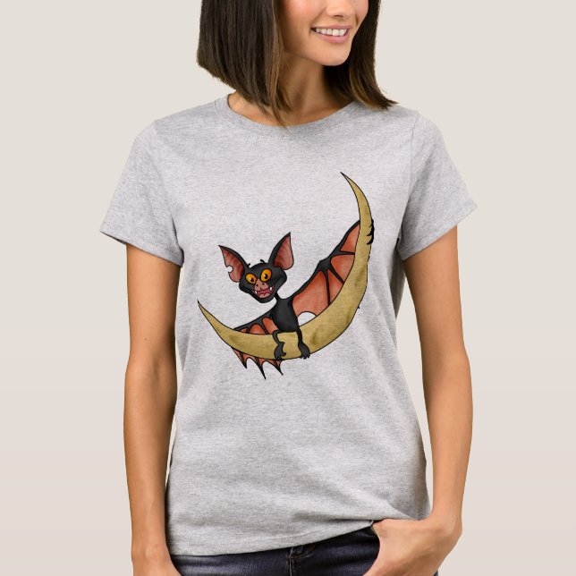 Camiseta Morcego na Lua (Frente)