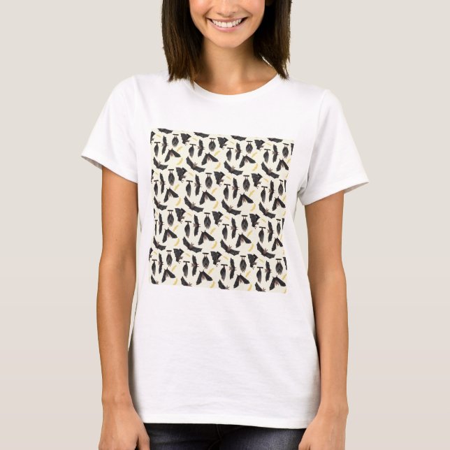 Camiseta morcegos amarelos (Frente)