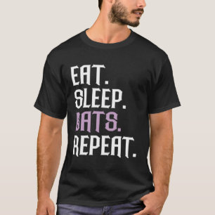 Camiseta Morcegos Comem Dormem Morcego Animal Morcego