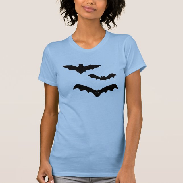 Camiseta Morcegos de Halloween (Frente)