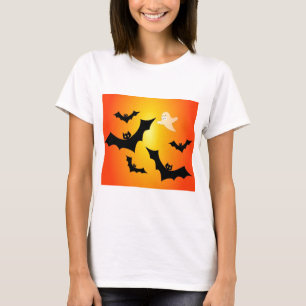 Camiseta Morcegos e fantasmas