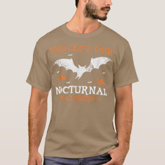 Camiseta Morcegos Protegem Nossos Polinizadores Nocturnos B