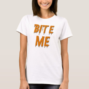 Camiseta Morda-me o Dia das Bruxas