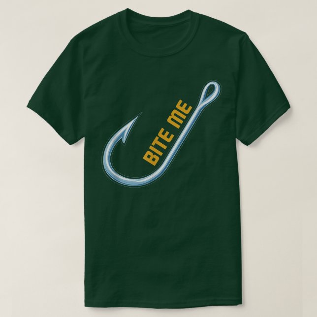 Camiseta Morde-Me A Pescar (Frente do Design)
