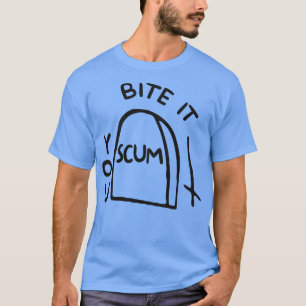 Camiseta MORDE, VOCÊ Tatuagem no peito
