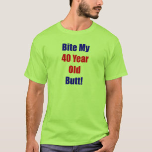 Camiseta Mordida 40 meu bumbum