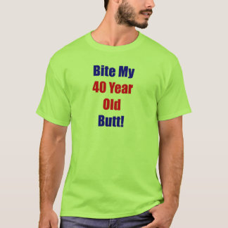 Camiseta Mordida 40 meu bumbum