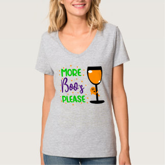 Camiseta More Boos Please Shirt Cute Halloween Shirt