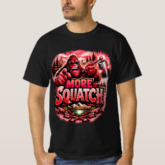 Camiseta  More Squatch V2, Bigfoot,Sasquatch Forest Design