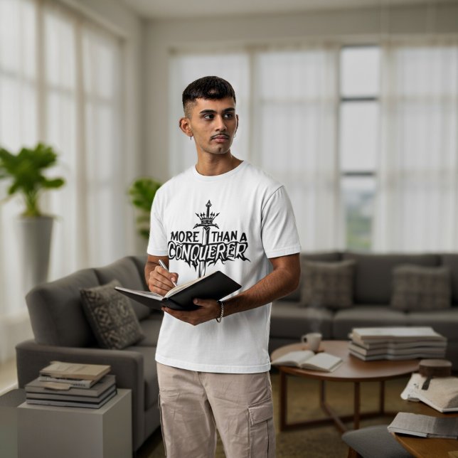 Camiseta More Than A Conquerer  (Criador carregado)