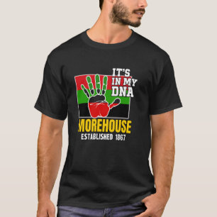 Camiseta Morehouse, MC, Red, Black and Green HBCU