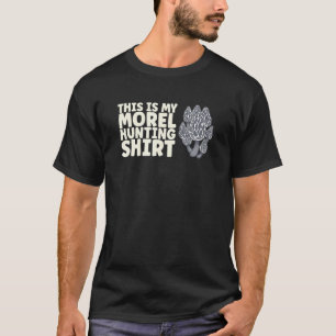 Camiseta Morel Hunando Mushroom Mycology Fungi