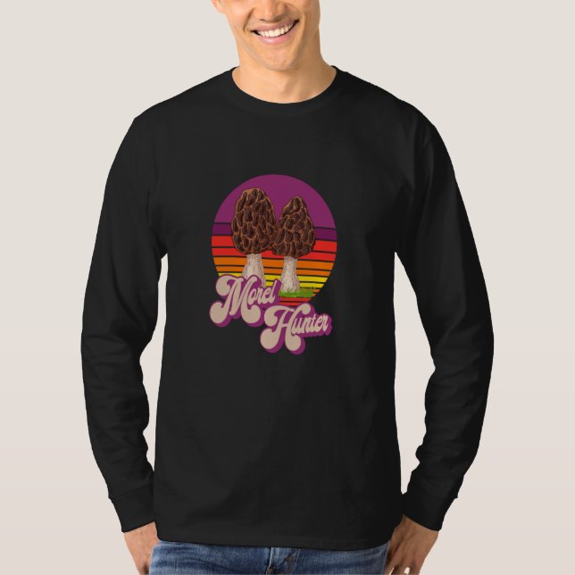 Camiseta Morel Hunter Fun Mushroom Hunting  1 (Frente)