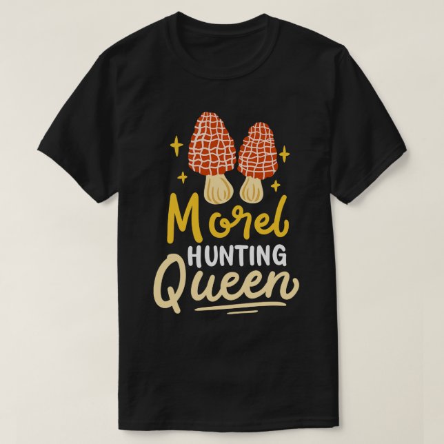 Camiseta Morel Hunting Mushroom (Frente do Design)