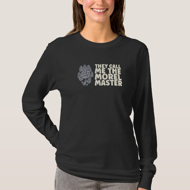 Camiseta Morel Master Mushroom Mycology Fungi (Frente)