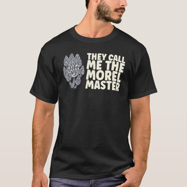 Camiseta Morel Master Mushroom Mycology Fungi (Frente)