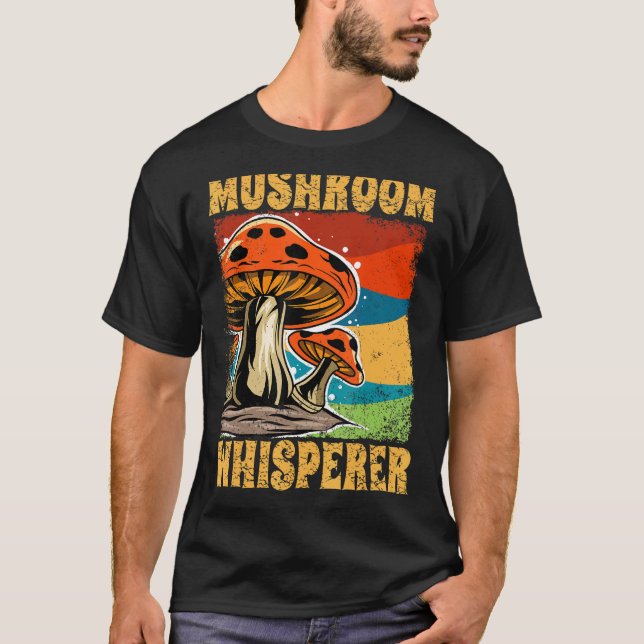 Camiseta Morel Mushroom Cute Mushroom Para Homens (Frente)