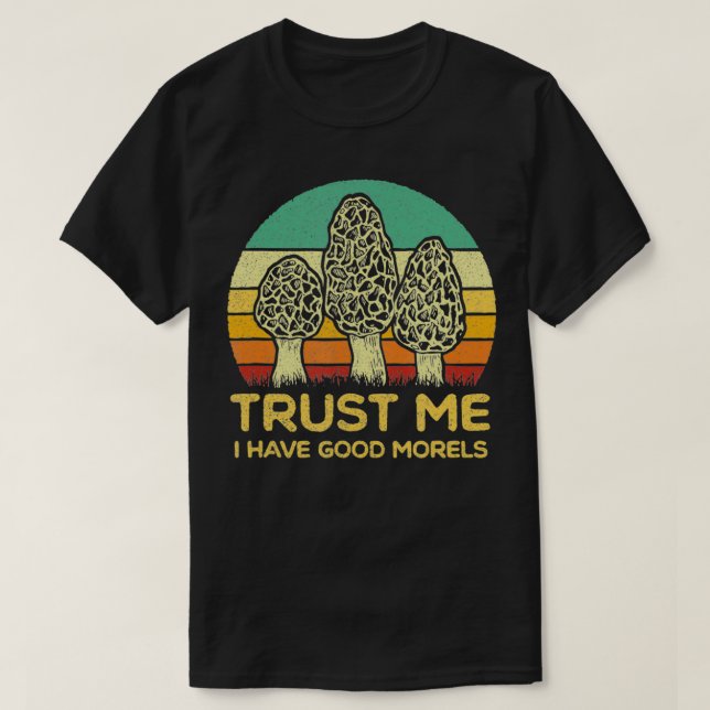 Camiseta Morel Mushroom Foraging Morels caçadores clássicos (Frente do Design)
