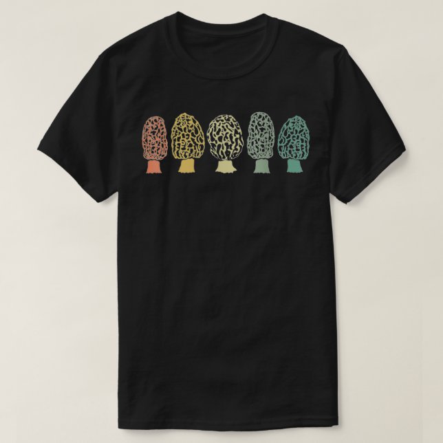 Camiseta Morel Mushroom Forest Morels Mushroom Hunters Pres (Frente do Design)