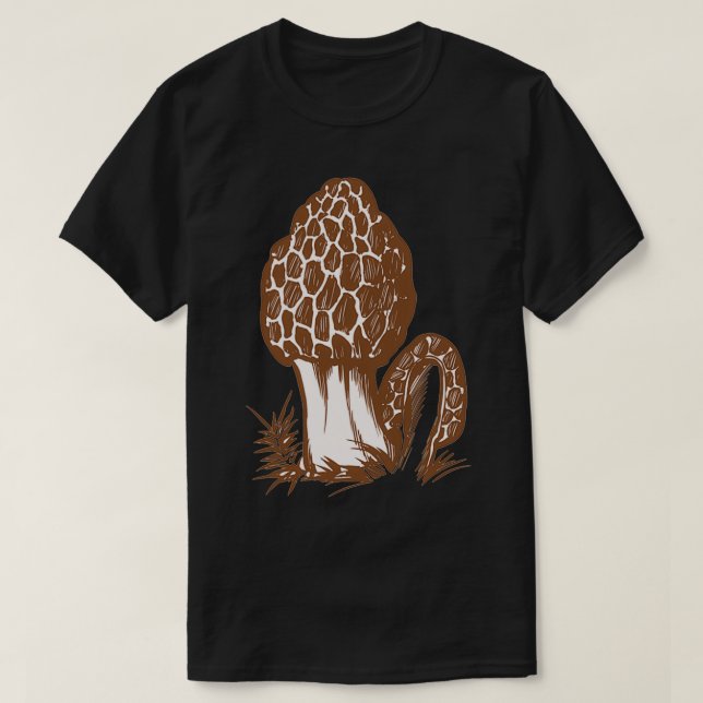 Camiseta Morel Mushroom Lover Design (Frente do Design)