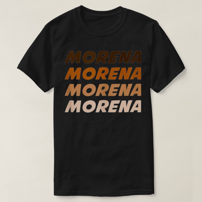 Camiseta Morena Festa de casamento Diversão Latina Meican (Frente do Design)
