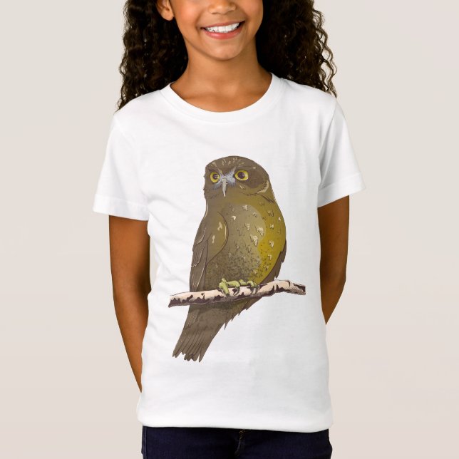 Camiseta Morepork RURU NZ ave (Frente)
