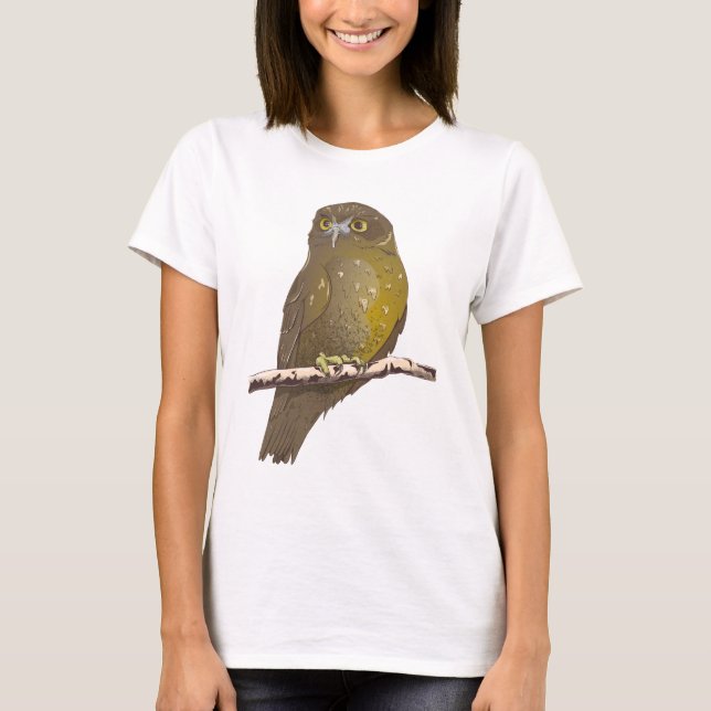 Camiseta Morepork RURU NZ ave (Frente)