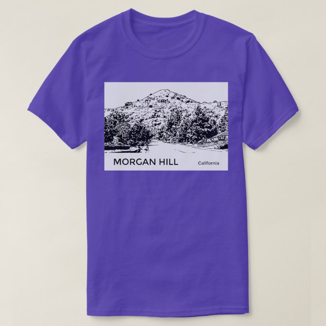 Camiseta Morgan Hill California TShirt (Frente do Design)