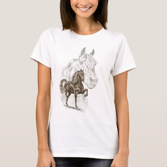 Camiseta Morgan Horse Art (Frente)