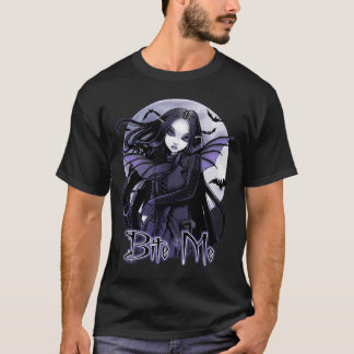 Camiseta Morgan Me Mordeu Fada De Vampiro Gótica