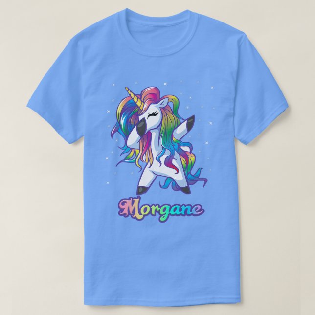 Camiseta MORGANE Unicorn Oferece Presentes Para Meninas De  (Frente do Design)