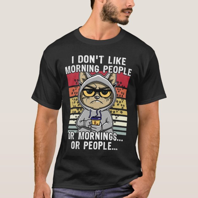Camiseta Morgenschen Gato De Café 3 (Frente)