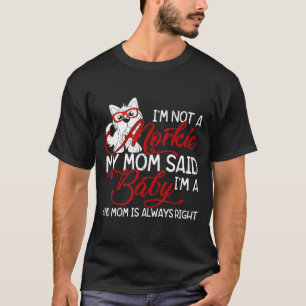 Camiseta Morkie Mãe Maltês Yorkie Dogs