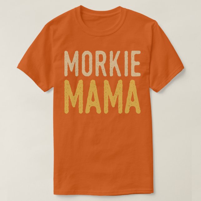 Camiseta Morkie Mama (Frente do Design)