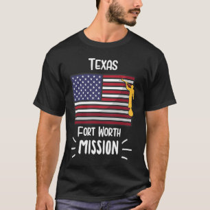 Camiseta Mórmon Missionário da Missão SUD Texas Fort Worth
