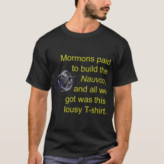 Camiseta Mormons pagos para construir o Nauvoo