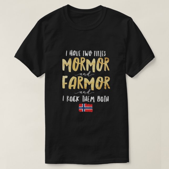 CAMISETA MORMOR AND FARMOR (Frente do Design)